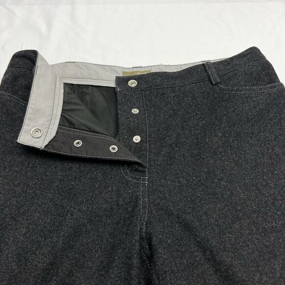 J. Crew Women's Trouser Pants Size 10 Tall Campbell Wool Blend Straight Leg Gray - Picture 3 of 10